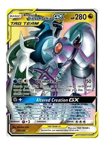 30 Cartas Pokemon Gx/ V + Carta Arceus Dialga Palkia Aliados