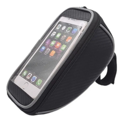 Bolso Bicicleta Delantero Con Porta Celular P/ Manubrio 4.8 