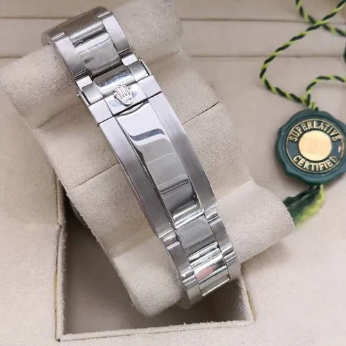 Reloj Rolex Yacht Master 2 con estuche y certificados, correa plateada
