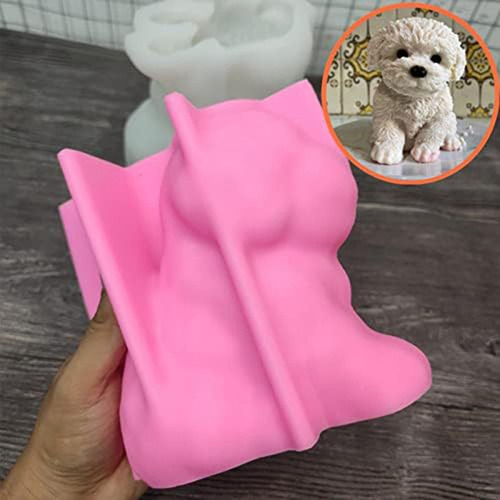 Molde Para Perros, Molde 3d De Silicona Para Velas Para Perr