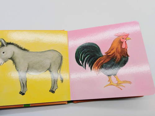 Libro Ilustrado Para Aprender Nombres De Animales De Granja