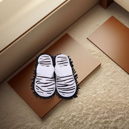 1 Par De Pantuflas Para Limpieza De Suelos, De Chenilla, Mop