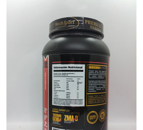 Suplemento en polvo HochSport Premium Series Bioprot Premium proteínas sabor vainilla cream en pote de 907g