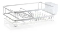 Comprar Secador De Platos Aluminio Inoxidable 1 Nivel 42x30x13 Color Gris