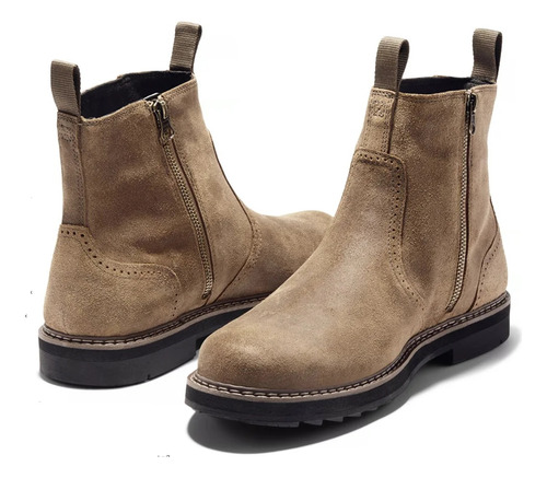 Botas Chelsea Para Hombre De Talla Grande 38-48, Botines De