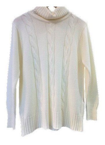 Imagen 3 de 3 de Polera Tejida Sweater Amsterdam Mujer Blaque