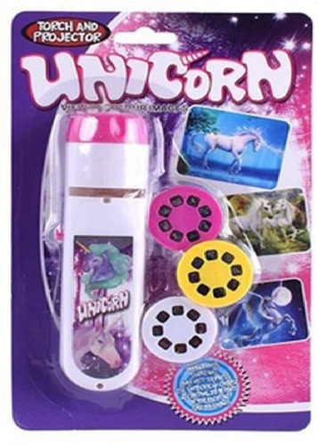 Linterna Con Proyector Unicornios, Juguete