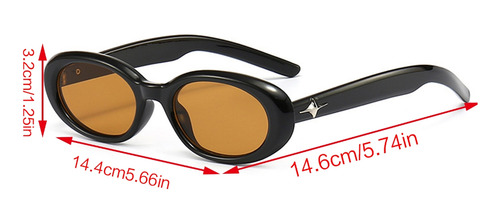 (g)sunglasses Lovely Small Oval Shape Frame For Woman Girlfr