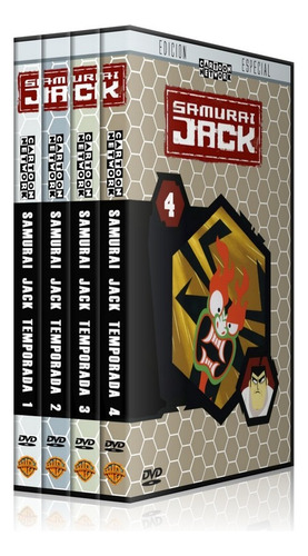 Samurai Jack - Serie Completa - Dvd - Latino - 8 Dvds
