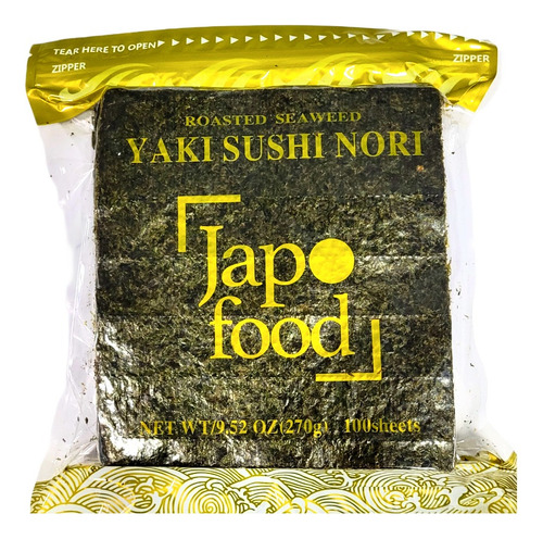 Alga Nori Gold Sushi Pack 100 Laminas | Producto Original