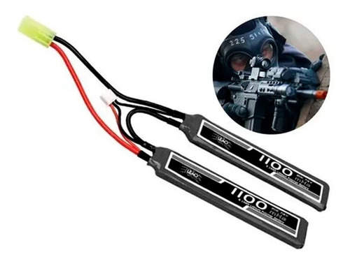 Bateria Lipo Airsoft 7.4v 2s 20/40c 1100mah