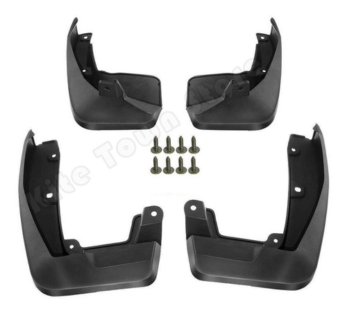 4x Front Rear Splash Mud Guards Flaps Fender For Honda C Wfb