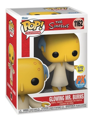 Funko Pop! The Simpsons Glowing Mr. Burns Exclusive #1162 