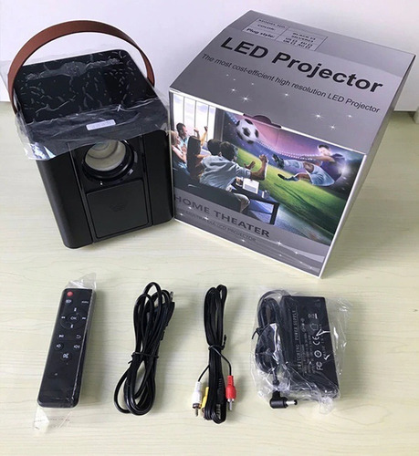 Imagen 8 de 8 de Proyector Led Hd 3500lm Usb Tipo C Bluetooth 1280x720p J888