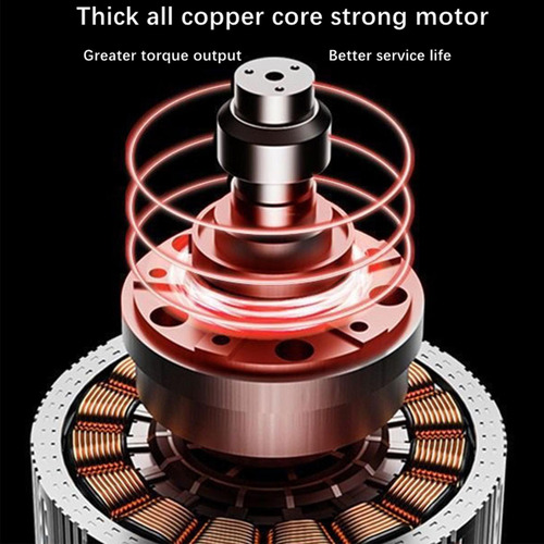Soplador De Ventilador De Turbina, Plumero Eléctrico, Rojo