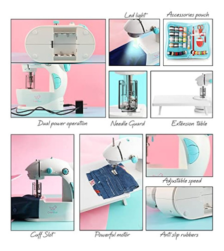 Mini Máquina De Coser Para Principiantes, 122