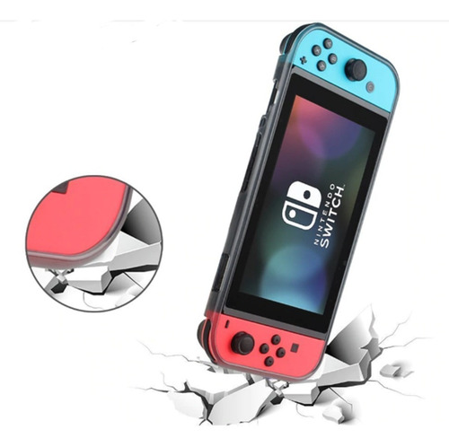 Protección Nintendo Switch Bolso + Mica+ Carcasa + Portajue