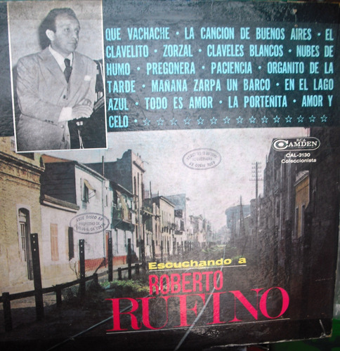 Lp Vinilo Tango Escuchando A Roberto Rufino (con Orquesta)