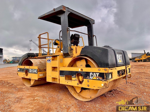 Imagen 7 de 11 de Rodillo Vibratorio Doble Caterpillar Cb-534c Año 1999