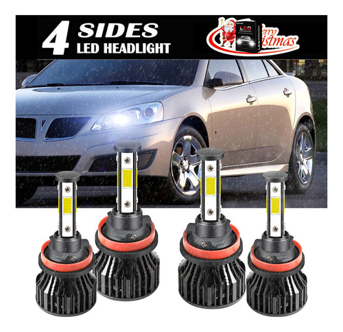 Para Bombillas Led De Haz Alto Y Bajo Para Pontiac G6 2005-2