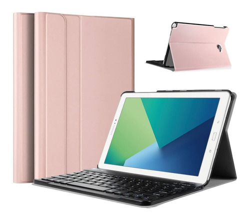 Case C/ Teclado Para Galaxy Tab A 10.1 P580 P585 S-pen Rose 