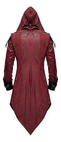 Chamarra Con Capucha Estilo Gótico Assassin Creed Cosplay