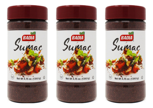 Pack X 3 Sumac 134g Sin Gluten Vegano Kosher Badia