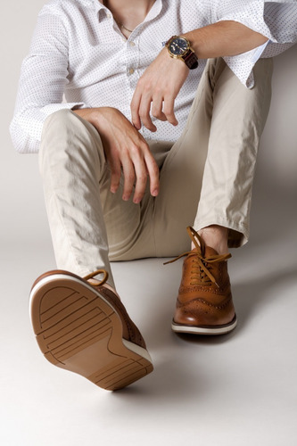 Imagen 2 de 8 de Zapato Para Caballero Casual Vestir Estilo Oxford Dasalo