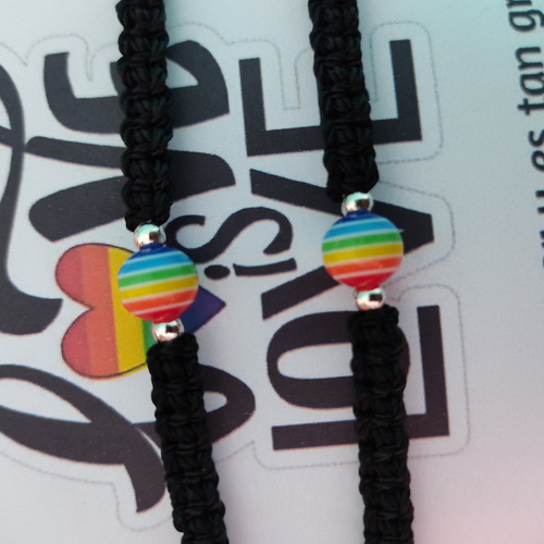 Pulseras Parejas Lgbt Negras Pride Orgullo