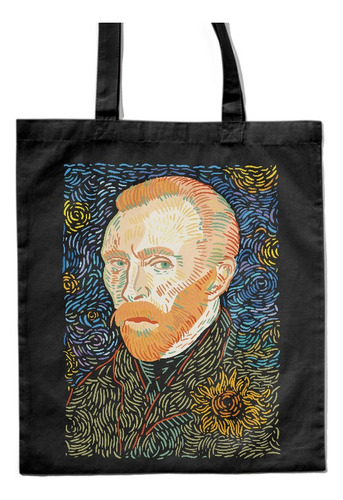 Bolso Totebag De Loneta Retrato De Van Gogh