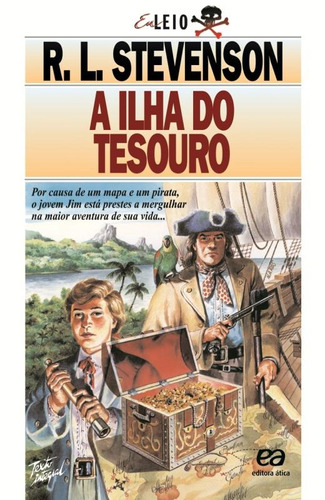 A ilha do tesouro, de Stevenson, Robert L.. Editora Somos Sistema de Ensino, capa mole em português, 2015