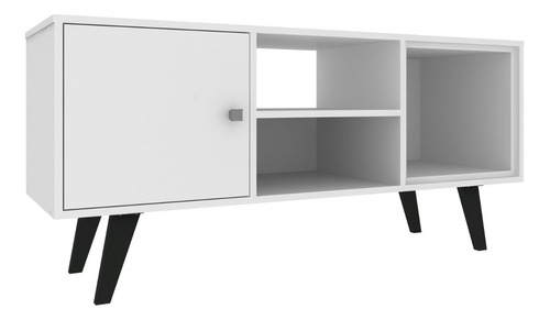 Rack Tv Led Lcd - Aparador - Modular Living - Premium Color Blanco