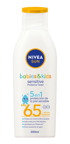Nivea Protector Solar Babies & Kids Sensitive Fps 65 Piel Se