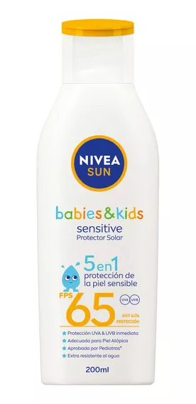 Nivea Protector Solar Babies & Kids Sensitive Fps 65 Piel Se