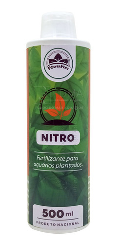 Powerfert Nitro 500ml Fertilizante Nitrogênio Para Plantados