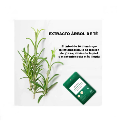 Imagen 4 de 6 de 22 Und Parches Con Extracto Árbol De Té Para Acné