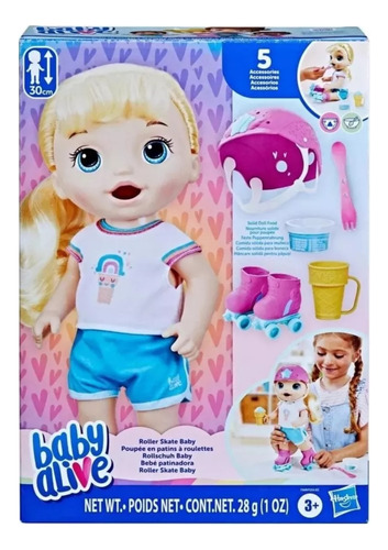 Muñeca Baby Alive Bebé Patinadora