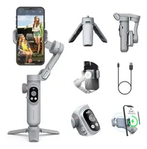 Comprar Estabilizador Aochuan Smart X PRO De Cardán Para Teléfono Inteligente De 3 Ejes Color Gris Con Rueda De Enfoque