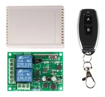 Comprar Modulo Receptor Y Control Remoto 2ch Rf 433mhz 220v Gabinete