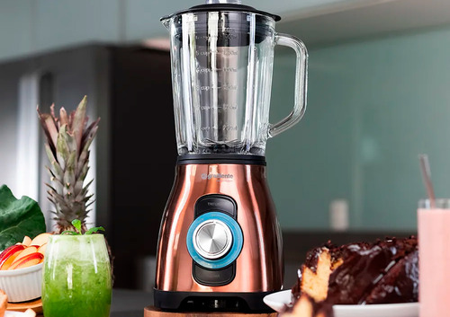 Liquidificador Copo Vidro Cobre 1,5l 1000w Gradiente
