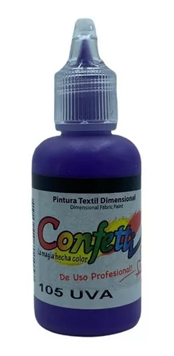 Pintura Textil Confetti Brillante-Cielo