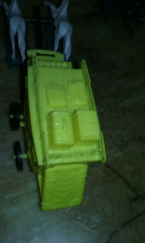 Imagen 10 de 11 de Antiguos Jinetes Indios Y Cowboys Carreta Canoa Plastico