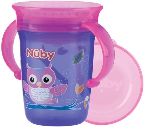  Vaso Nuby 360 Wonder Con Asas  240ml- Bemar Babys