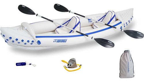 Kayak Inflable Con Empaque De Calidad Sea Eagle Se370k_p