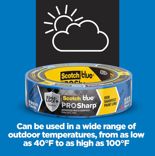 Scotchblue Prosharp Painter's Tape 1.5 Inch Wide (1.41 In...
