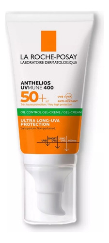 Protector Solar Fps50+ Gel Cream Piel Grasa Y Sensible 50 Ml