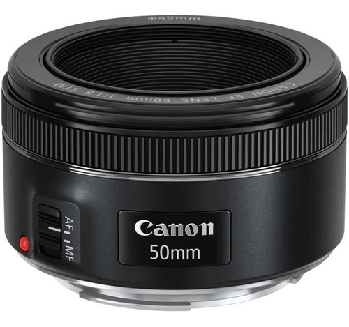 Lente Canon 50mm F1.8 Stm + Fitro + Lacrado