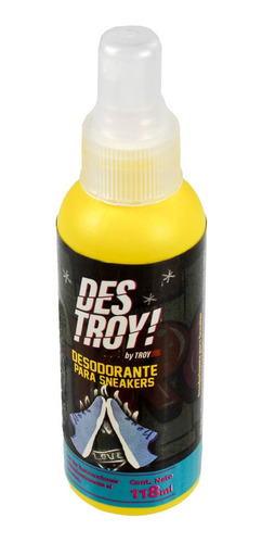 Desodorante Tenis Sneakers Troy Sfr Elimina Mal Olor 118 Ml