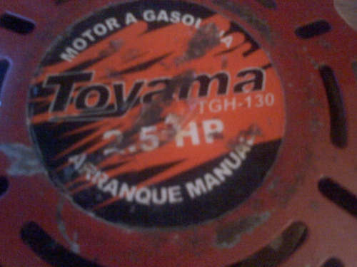 Tapa Arranque Hidrojet Tgh-130 Motor 2.5 Hp Toyama