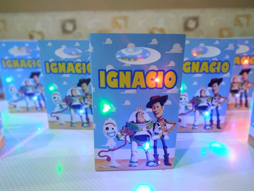 Bolsita Golosinera Personalizada Con Luces! Luminosa X 10 U.